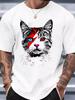 Ziggy Stardust Katze T-Shirt DavidBowie T-Shirt Bowie Katze Unisex Geschenk T-Shirt Top