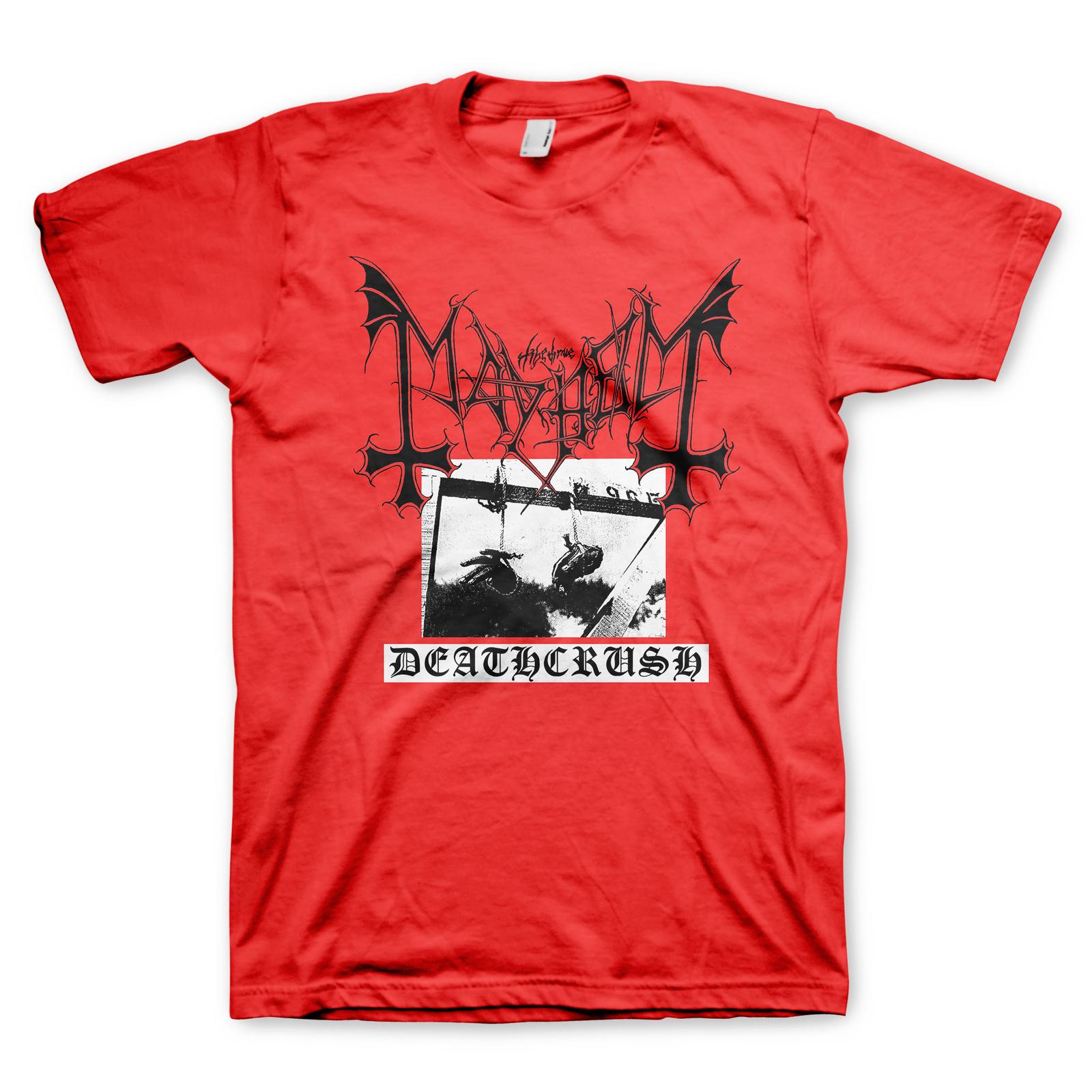 Mayhem Deathcrush T-Shirt Mens Womens Tees Top 2XL