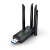 1200 Mbps WiFi USB Adaptörü Çift Bant 2.4G + 5 Ghz Wi-Fi Dongle 4 Anten 802.11AC USB3.0 Yüksek Hızlı Kablosuz Ağ Kartı wifi Alıcısı PC/Dizüstü Bilgisayar