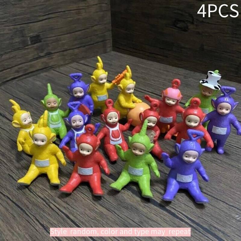 Niedliche PVC Kinderfigur Spielzeug Geschenk Teletubbies Handyhülle Zubehör 5-9cm/1.96-3.54in)
