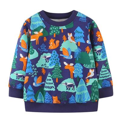 New Arrival: Cute Printed Long-Sleeve Boy's Sweater - European & American Style Autumn Children's Clothing