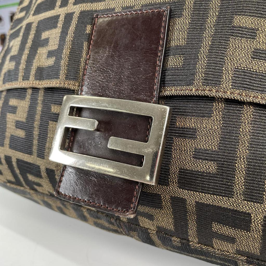 FENDI Zucca mamma bucket 2354 Shoulder Bag Brown Women used