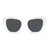 Versace Medusa Logo Detail Acetate Butterfly Sunglasses Women sunglasses White VE445231487