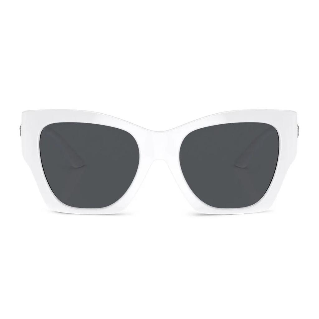 Versace Medusa Logo Detail Acetate Butterfly Sunglasses Women sunglasses White VE445231487