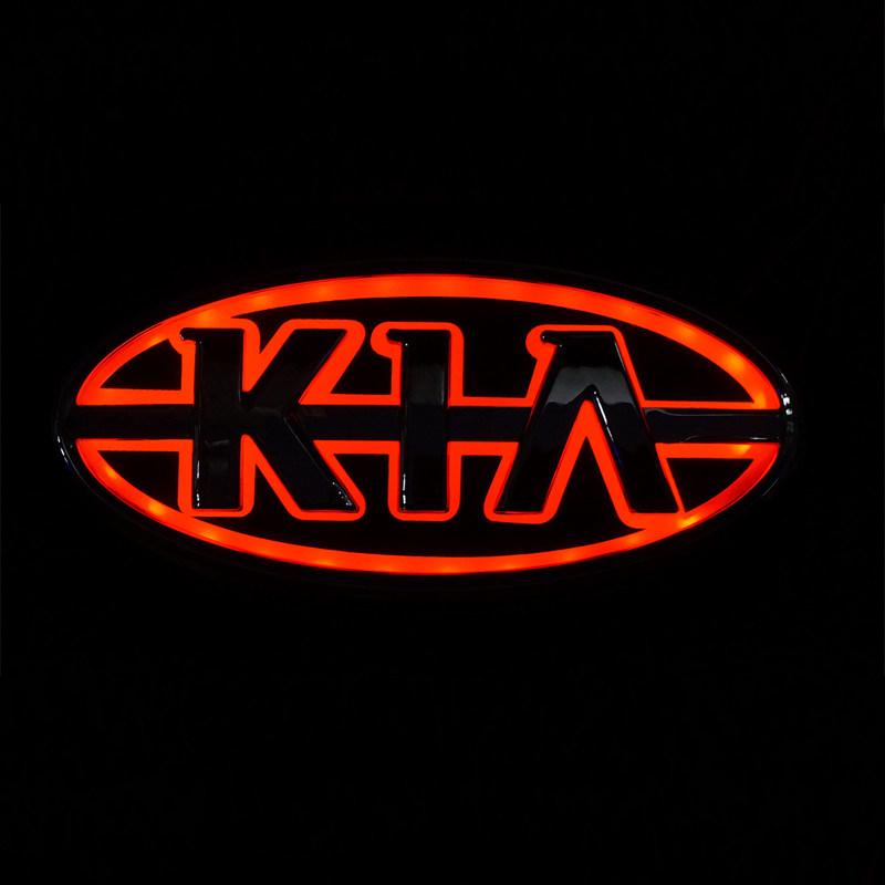 3D LED Light Up KIA Car Emblem Badge Rear Trunk Sticker Logo for Kia Picanto Cerato Sportage Ceed Rio K2 K5 K3 Sorento Stinger Xwgln00