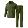 Men's Double Pocket Lapel Jacket Casual Sports Long Sleeve Jacket Pants Set