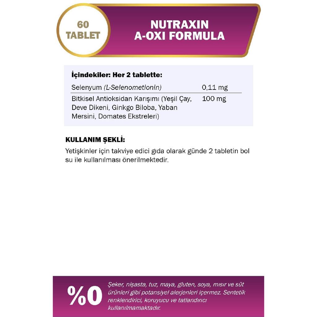 A-oxi Formula 60 Tablette – Glutathion, Resveratrol, Astaxanthin, Coenzym Q10