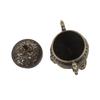 Mini Double Dragon Three Leg Incense Burner Sandalwood Metal Home Office Decor Therapeutic Incense Holder for Relaxatio