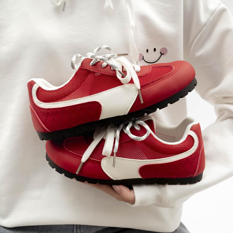 Belle Studenten moralische Trainingsschuhe Sommer Neu Leichtgewicht Weichsohle Mesh Atmungsaktiv Freizeitsschuhe B