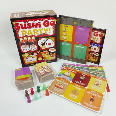 Sushi Go Party! /Sushi Roll / Sushi Go - Karetní hra typu Pick and Pass s větší rozmanitostí a strategií