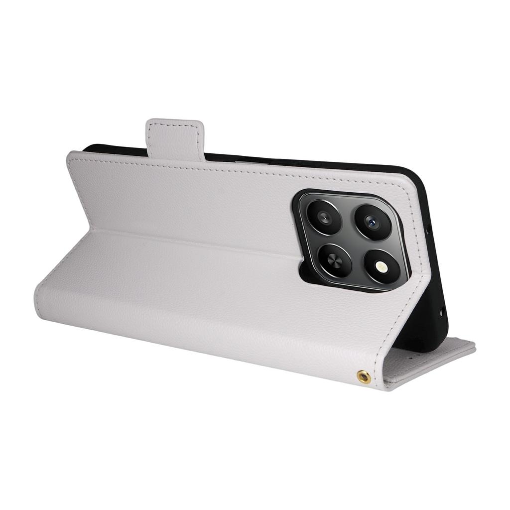 Pro Honor 400 Chytré pouzdro s poutkem na zápěstí Textura litchi PU kůže Peněženka Kryt na telefon