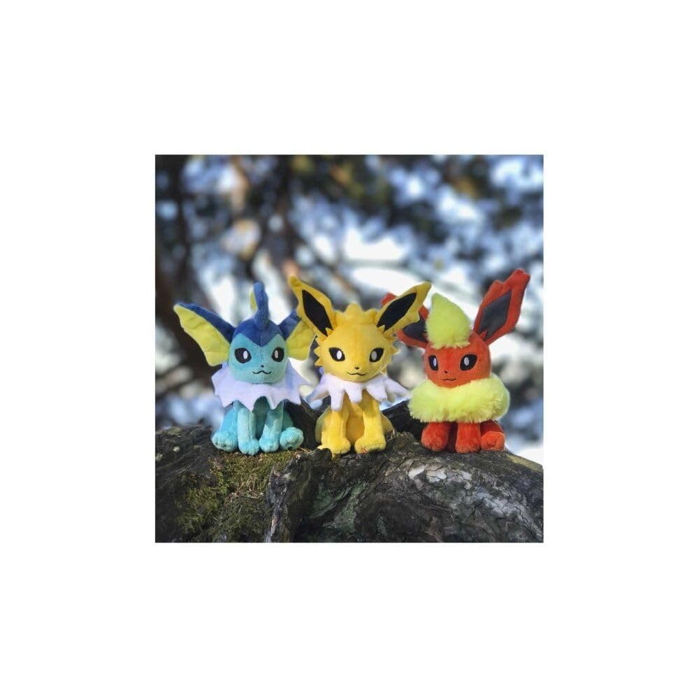 Pokmon Center Original Pokmon Fit Stuffed Toy Jolteon 16.5x14.5x8 Cm Plush Toy
