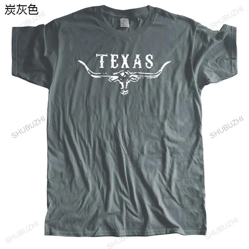 2024 Men's O-Neck Funny T Shirt Texas Longhorn Lone Star State T-Shirt Make Your Own Shirt Unisex Vintage Teeshirt Tops