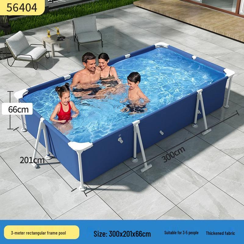 Bestway Inflatable Family Frame Pool for Kids and Home Use