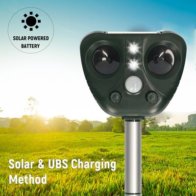 Solar Powered Ultrasonic Animal and Bird Repeller Universal Outdoor Solar Powered Motion Sensor