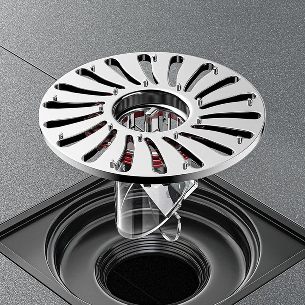 Odor Proof Floor Drain Core Plug Backflow Preventer Cuttable Toilet Sewer Filter Portable Drain Protector Bathroom Accessories
