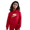 Nike Childrens/Kids Text Logo Pullover Hoodie