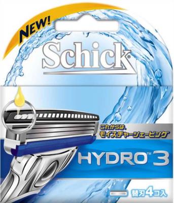 Schick Hydro 3 Replacement Blades (4 Pieces)