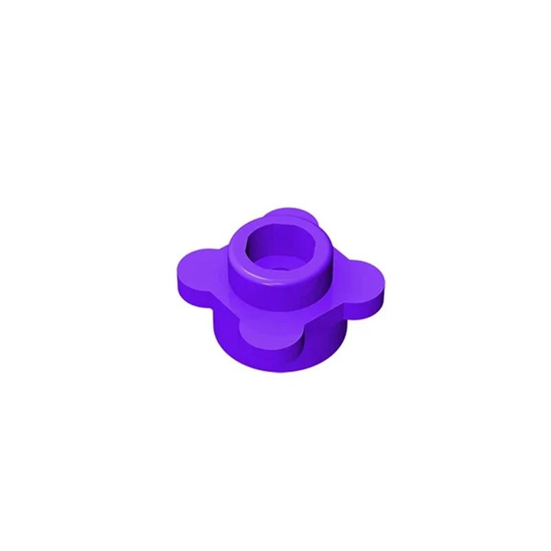 Non-Toxic 50Pcs Moc Parts 33291 Plant Flower Plate Round 1 X 1 With 4 Petals Compatible Bricks Particle Kid Toy Diy Assmble Building Block