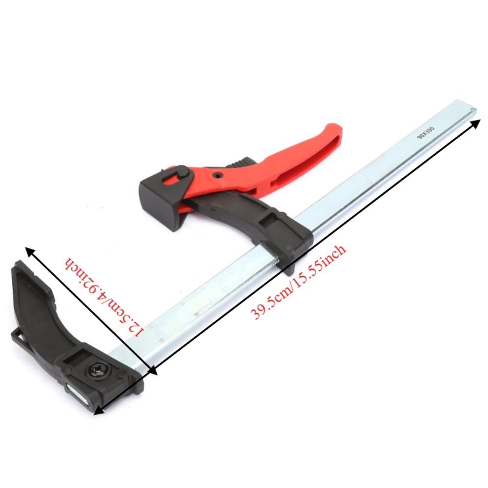 90x300mm Quick Ratchet Clamps High Durability 150mm Outer Diameter Woodworking Bar Clips Carbon Steel DIY Hand Tools Woodworking