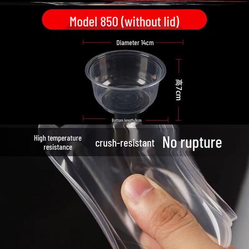 Biaoxing Disposable Plastic Bowl with Lid