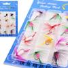Fly Fishing Lures 48 Pieces Angling Accessories Realistic Trout Fishing Lures For Anglers Fishermen Men Fathers Husbands