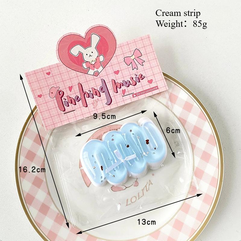 Squishy Cat Paw Waffle Doughnut Stress Relief Toy, Soft Squeeze Sensory Fidget Toy for Adults Kids, ASMR Fun Party Gift