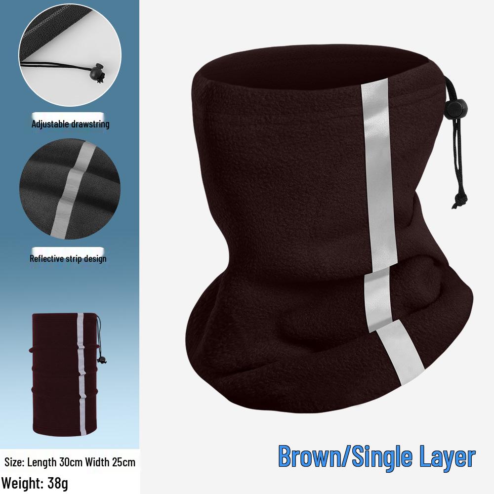 Adjustable Multifunctional Neck Warmer: Windproof Skiing & Cycling Gaiter for Autumn & Winter