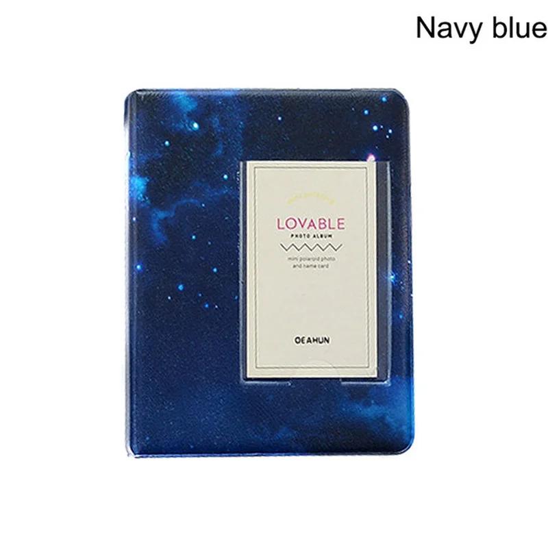 Colorful Starry Sky Series Album 64 Pockets 3 Inch Storage Album Collection Movie Ticket Storage Photo Stamp Storage Album