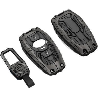 Heavy Zinc Alloy Key Fob Cover, Keychain, Key Case, Accessories Compatible With Subaru BRZ Legacy Outback Ascent Crosstrek Forester WRX