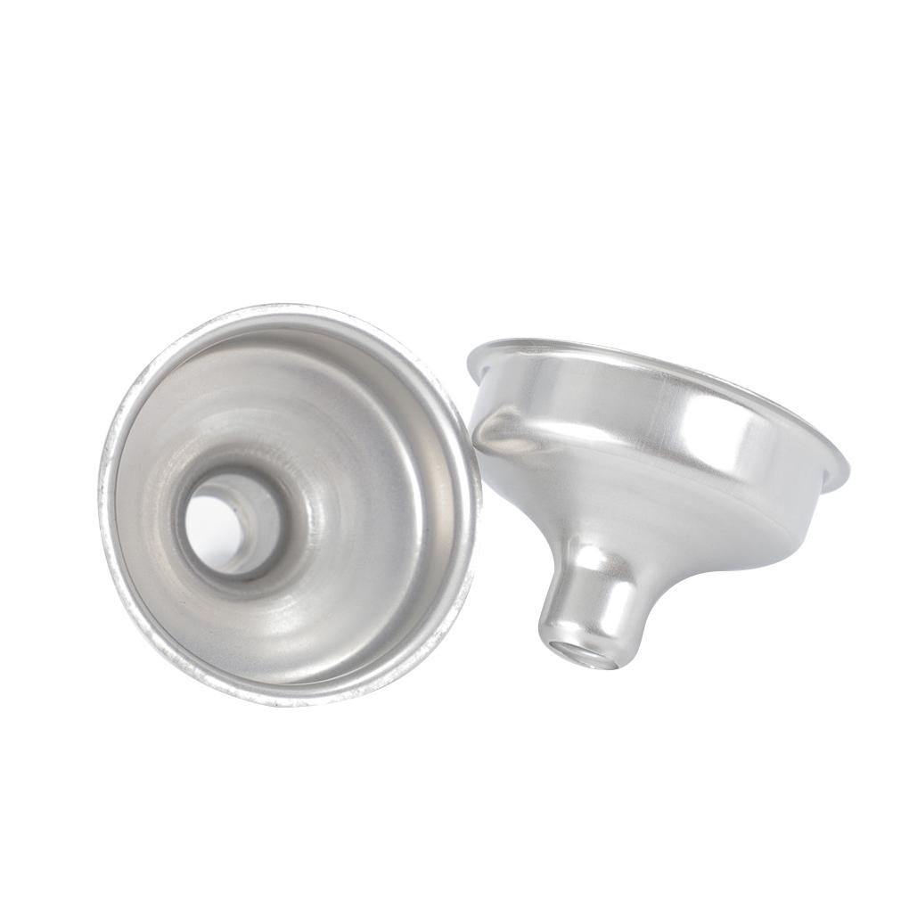 2ks malý trychtýř z nerezové oceli přenosný násypník praktické široké ústí odnímatelné univerzální kuchyňské nářadí trychtýřová tyč