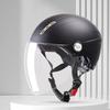 Motorcycle Helmet for Woman Men Electric Bike Half Helmet in Summer with long visor