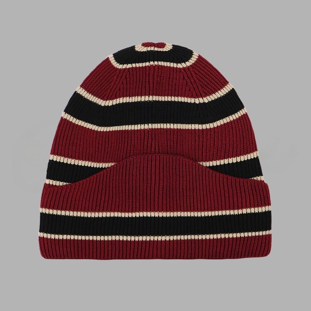 Warm Knitting Cap Hat Wool Acrylic Cold Cap Fashion Beanie Bonnet  Outdoor