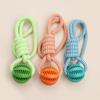 Pet Toys, Durable Dog Rope Knots, Rubber Balls for Grinding Teeth To Relieve Boredom, Dog Toys That Can't Be Bitten, Puppy Supplies, String Balls