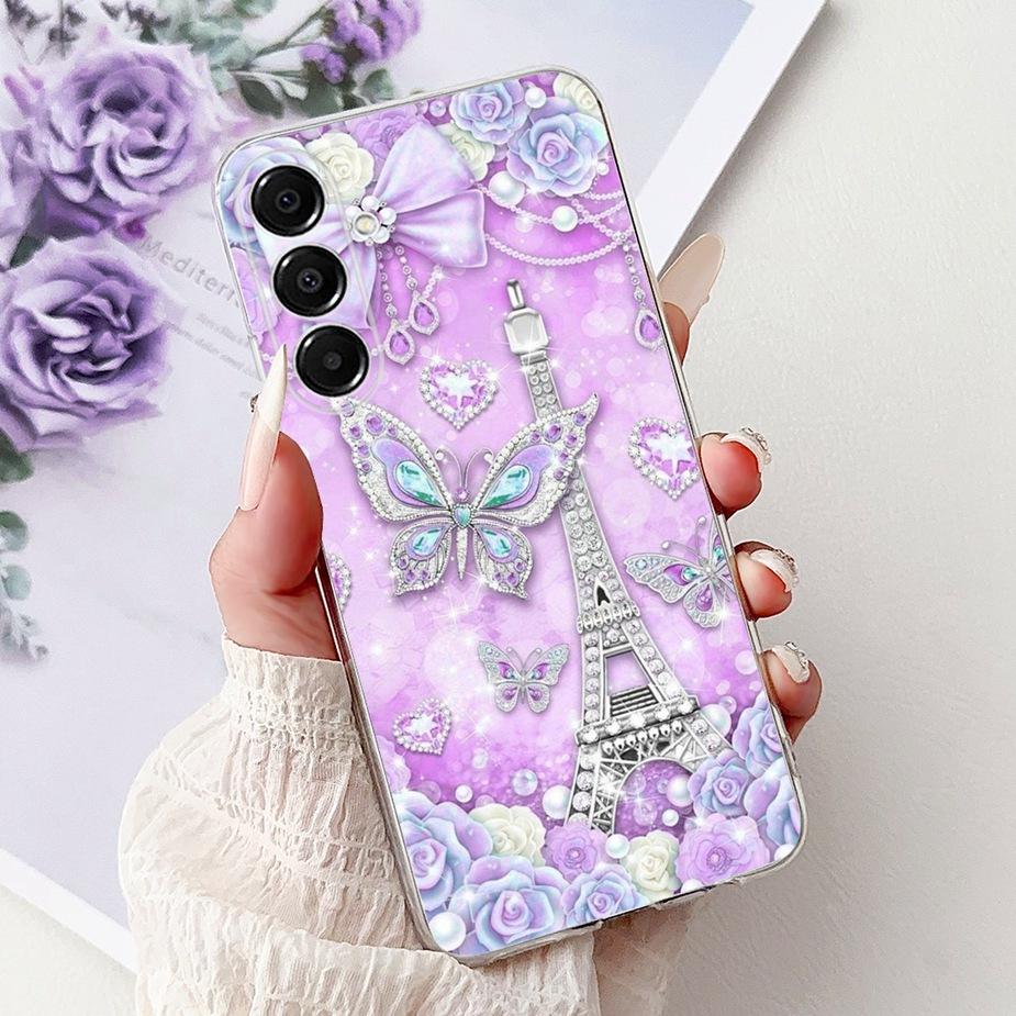 For Samsung Galaxy A17 5G Case SM-A176B Cute Cat Painted Cover 6.7'' Soft Silicone Case For Samsung A17 A 17 GalaxyA17 5G Fundas