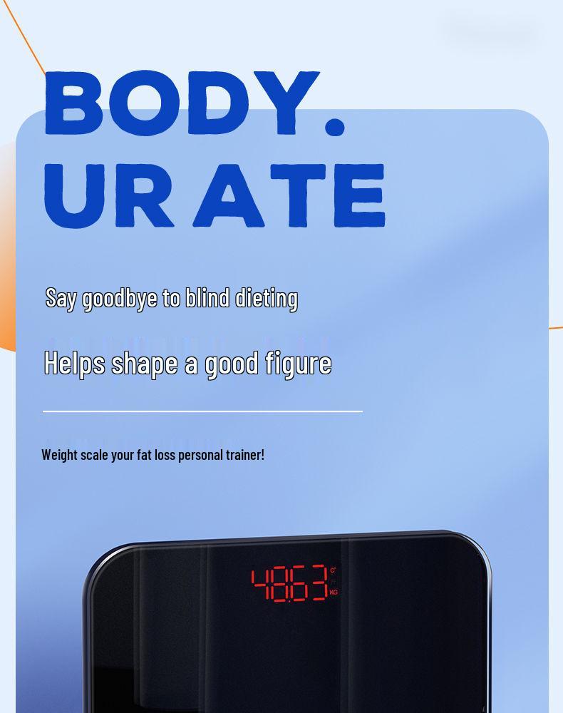 Rechargeable High-Precision Household Electronic Weight Scale