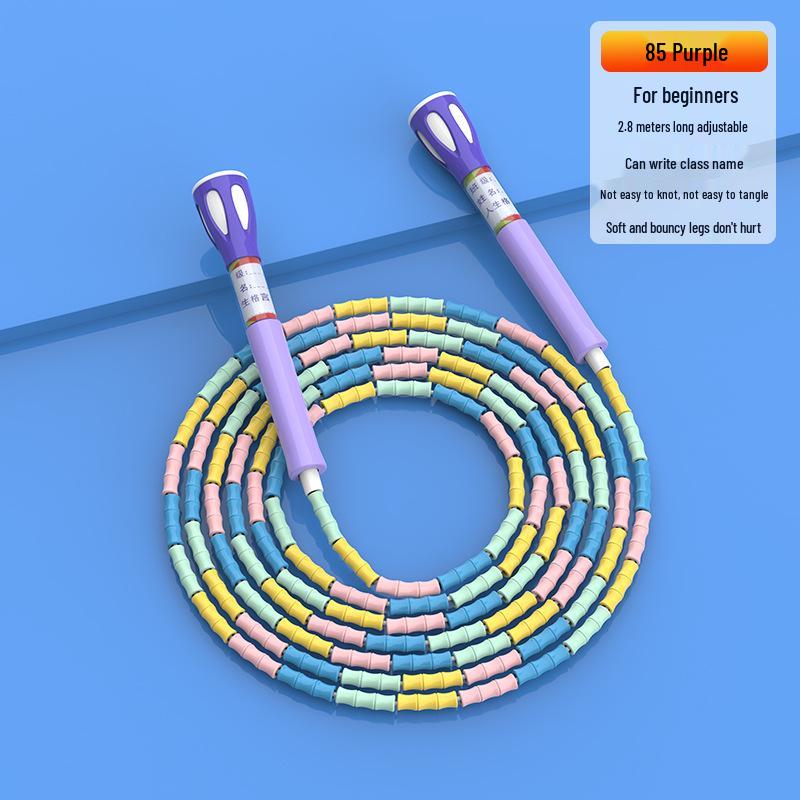 

Adjustable Bamboo Jump Rope for Kids - Perfect for Beginners & Elementary PE