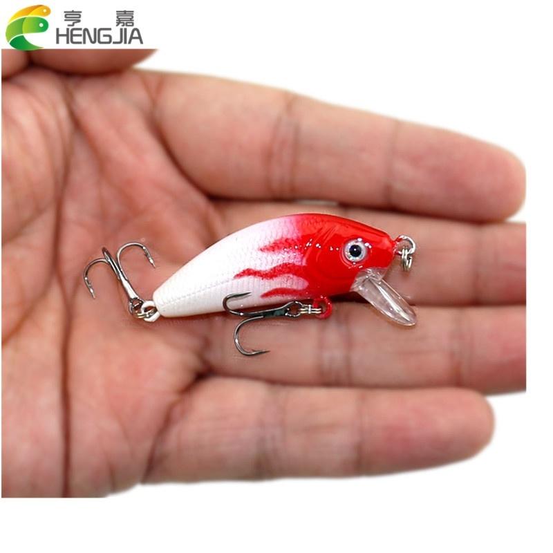 

1шт HENGJIA мини-Minnow приманки для реалистичного щука окунь воблер лодка приманки путешествия снасти