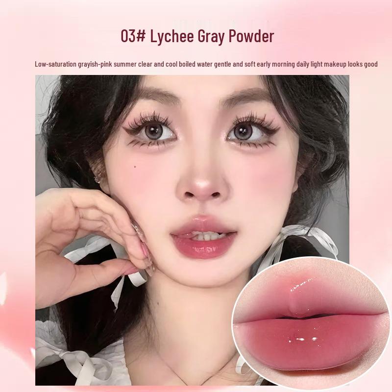 

Новый стойкий перламутровый нюдовый зеркальный блеск для губ: Увлажняющая, не выцветающая и отбеливающая помада-масло для губ. 2.5g