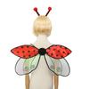 Ladybug Cosplay Wing Universal Ladybird Dress-Up Wing Fairy Wing Costume Accessories for Stage Performance Halloween Parties Photo Props
