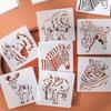 Yuezhen Zoo Hand-Drawn Graffiti & Oil Pastel Template Set
