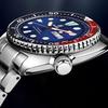 Men's Automatic Waterproof Stainless Steel Wristwatch with Double Calendar and Abalone Coke Bezel