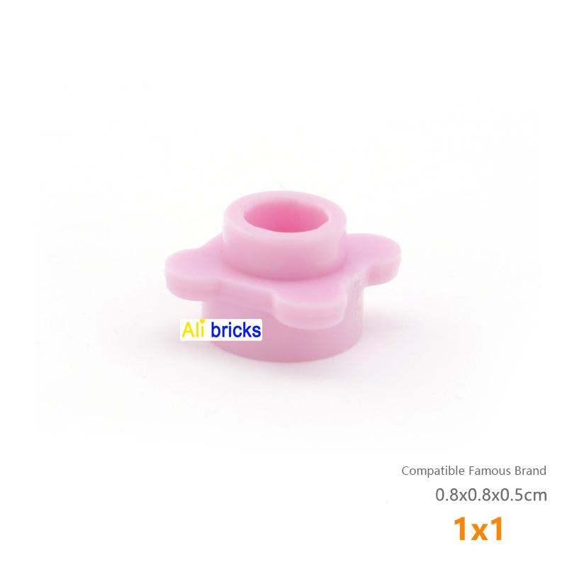 160Suit Blocks Building Bricks Flowers And Grass Educational Assemblage Construction Toy For Children Size Compatible With Brand