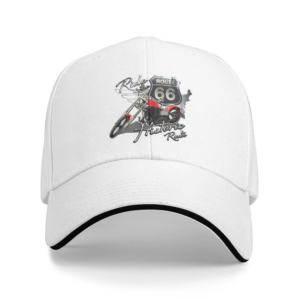 Personalized Americas Highway Route 66 Baseball Cap Hip Hop WoUnisex Unisexs Adjustable  Dad Hat Summer Snapback Caps