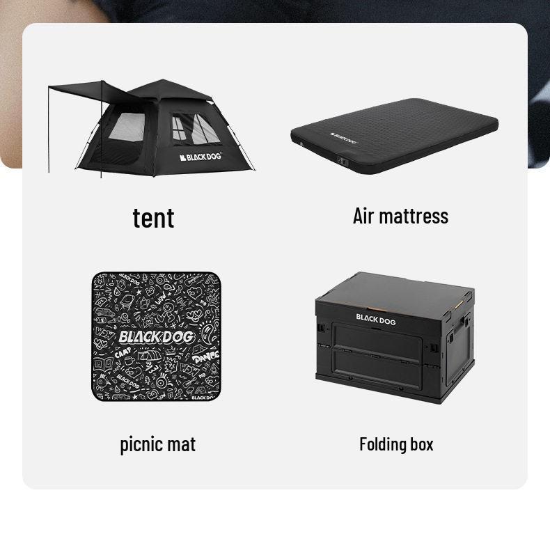 Blackdog Feather Bone Inflatable Travel Pillow for Outdoor, Camping, Sleeping, and Lumbar Support.