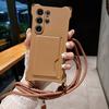 S side card double rope mobile phone case Samsung SULTRA soft case A card SFE lanyard S