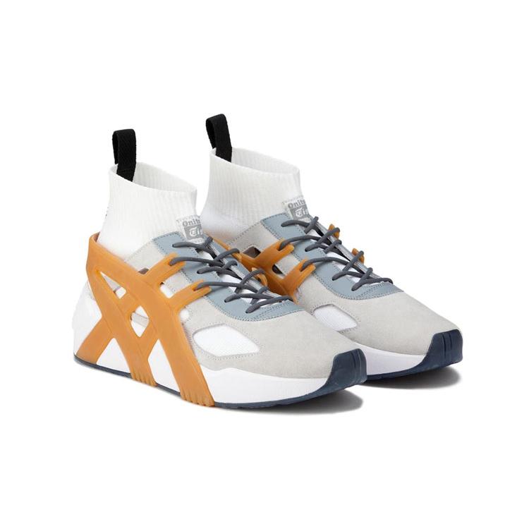Onitsuka Tiger Big Logo Trainer 2.0 Sock 'White Grey Tan' 1183B472-021