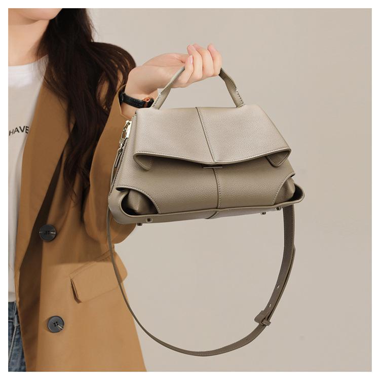 Modische geraffte Damen Handtaschen Designer Klappen Schultertaschen Luxuriöse PU-Leder Umhängetasche Hohe Qualität Pendler Tasche 2025