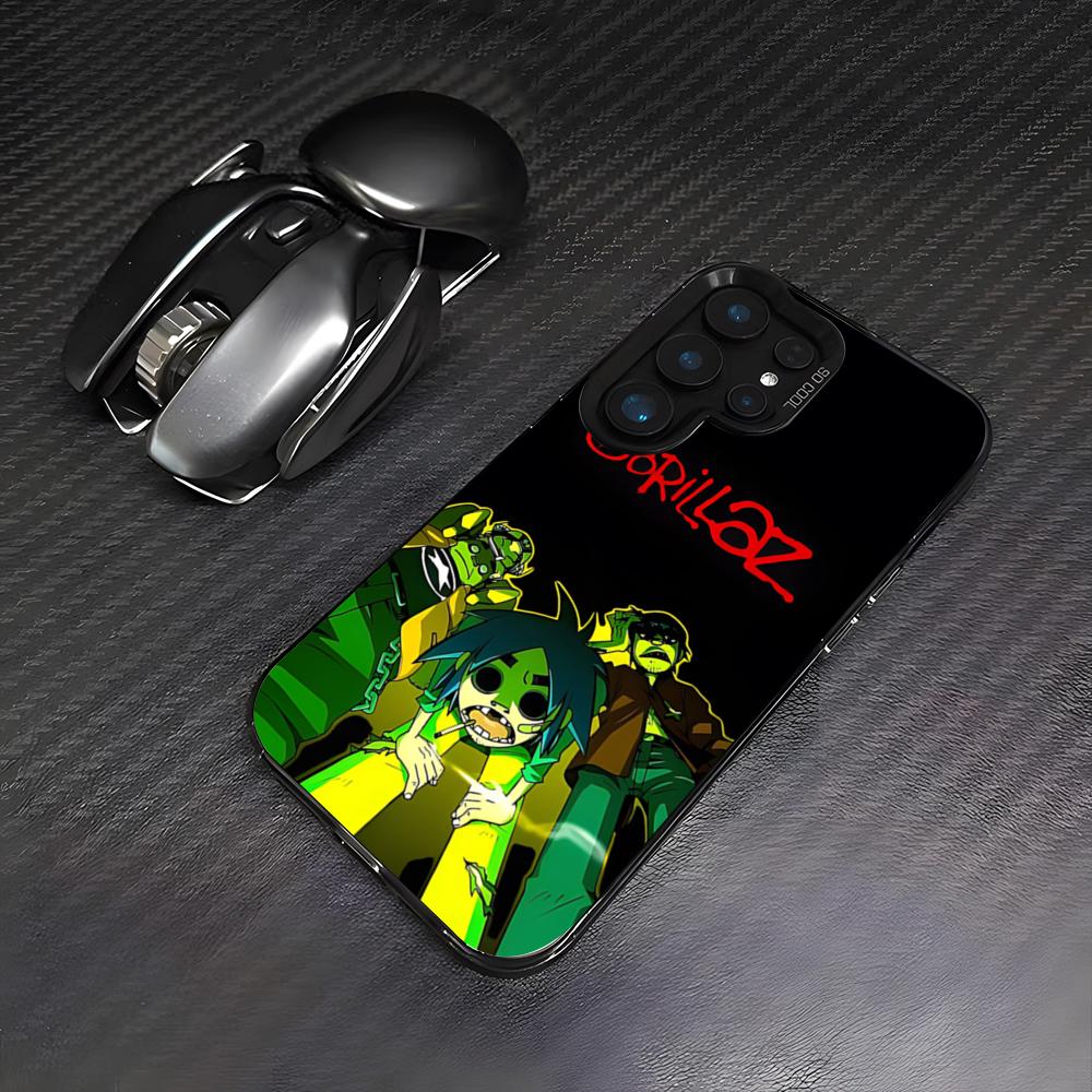 

Anime Rock Band Gorillaz Phone Case For Samsung S26 S25 Plus S20 S20 Plus S22 Ultra S23 FE S21 Plus S21 Ultra Colorful Cover Galaxy S24Ultra