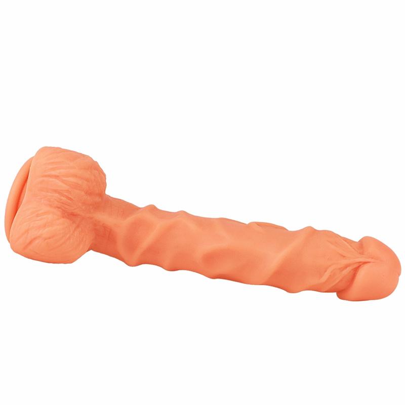 Female Adult Products Silicone Soft Manual Simulation Penis with Suction Cup Masturbation Device Fake Penis Guard Stick